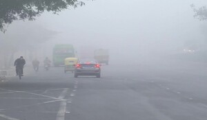 Delhi Weather: शीतलहर की चपेट में दिल्ली, घने कोहरे से सड़क, रेल यातायात प्रभावित
