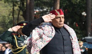 रक्षा मंत्री राजनाथ सिंह ने शौर्य स्थल का किया उद्घाटन, वीर सैनिकों को युद्ध स्मारक पर पुष्पचक्र अर्पित कर दी श्रद्धांजलि