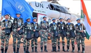 भारत से महिला शांतिरक्षकों के अबेई पहुंचने पर खुश- UN Peacekeeper