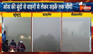 Rajasthan Weather Update: राजस्थान के अधिकांश हिस्सों में घना कोहरा छाया, तापमान में गिरावट