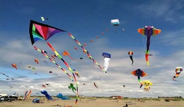 जलमहल की पाल पर मनाया गया अंतरराष्ट्रीय पतंग उत्सव, देशी-विदेशी पर्यटकों ने लिए पतंगबाजी और लोकनृत्य के लुत्फ