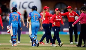 Women's T20 WC: स्मृति मंधाना का अर्धशतक और ऋचा की पारी रही विफल, इंग्लैंड ने भारत को 11 रन से दी मात