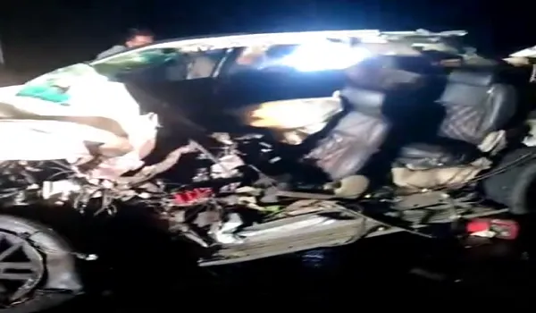 जैसलमेर के बड़ाबाग रोड पर भीषण सड़क हादसा, कार और ट्रैक्टर ट्रॉली में भिड़ंत, दो लोगों की मौत