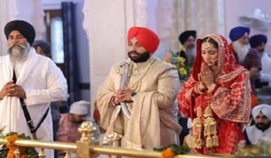 पंजाब के मंत्री हरजोत बैंस ने आईपीएस अधिकारी ज्योति यादव से किया विवाह