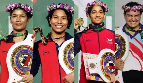 महिला विश्व बॉक्सिंग चैंपियनशिप में पदक जीतने वाली खिलाड़ियों को राज्यसभा में दी बधाई