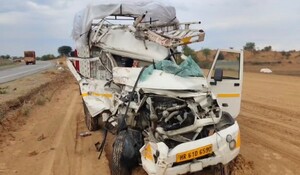 VIDEO: चुरू के सादुलपुर में ट्रक और पिकअप की भीषण भिड़ंत, हादसे में 5 लोगों की मौत