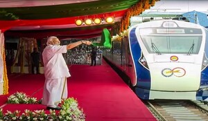 PM नरेंद्र मोदी ने केरल की पहली वंदे भारत एक्सप्रेस ट्रेन को दिखाई हरी झंडी