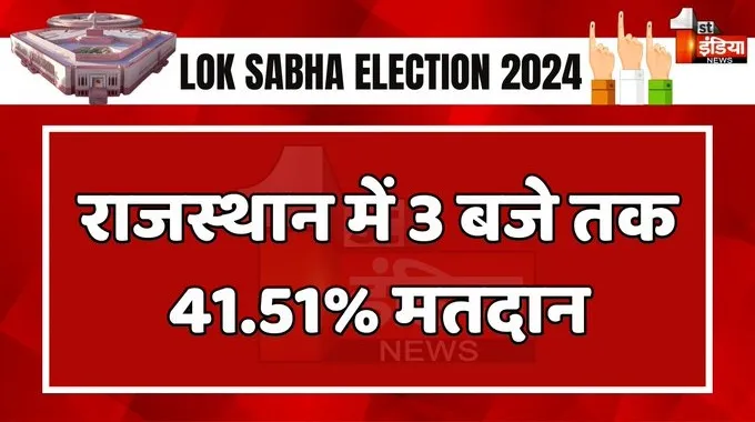 Lok Sabha Election 2024 Phase 1: राजस्थान में 12 लोकसभा सीटों के लिए वोटिंग जारी, दोपहर 3 बजे तक 41.51 प्रतिशत हुआ मतदान