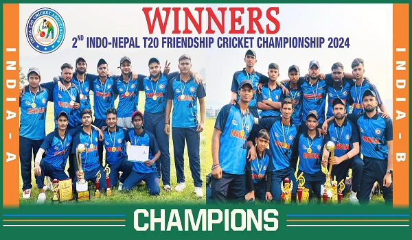 अन्तर्राष्ट्रीय इण्डो-नेपाल टी-20 क्रिकेट सीरीज में इण्डिया-ए व इण्डिया-बी टीम ने नेपाल को हराया