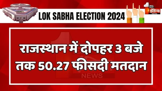 Lok Sabha elections 2nd phase 2024 : राजस्थान में दूसरे चरण की वोटिंग जारी, अपराह्न 3 बजे तक 50.27 फीसदी मतदान