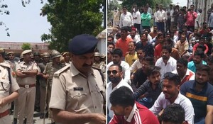 Udaipur News: पुलिस कस्टडी में युवक की मौत प्रकरण में गोगुन्दा कस्बा बना छावनी, परिजन व हिंदू संगठनों ने थाने के सामने किया प्रदर्शन