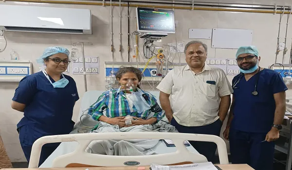 70 साल की महिला को मिला नया जीवन, SMS अस्पताल के चिकित्सकों ने की जटिल सर्जरी