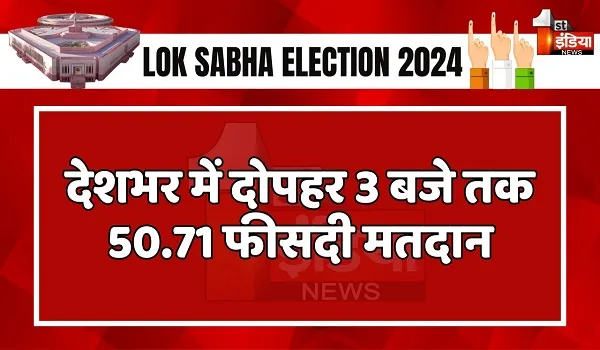 Lok Sabha Election 2024 third Phase Voting: देशभर में तीसरे चरण के लिए वोटिंग जारी, दोपहर 3 बजे तक 50.71 प्रतिशत मतदान