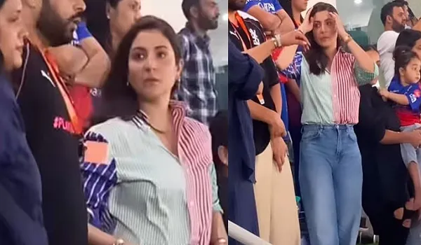 आईपीएल में हार के साथ खत्म हुआ आरसीबी का सफर, मायूस हुई एक्ट्रेस अनुष्का शर्मा