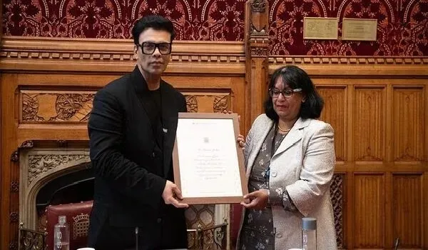 करण जौहर ब्रिटिश संसद में फिल्म जगत योगदान के लिए सम्मानित