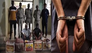 Dungarpur: निजी बस से शराब तस्करी; बस चालक और परिचालक गिरफ्तार, ढाई लाख की शराब जब्त