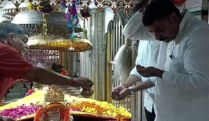 मंत्री टीकाराम जूली पहुंचे रामदेवरा, बाबा की समाधि के दर्शन कर सुख समृद्धि की मांगी मन्नत