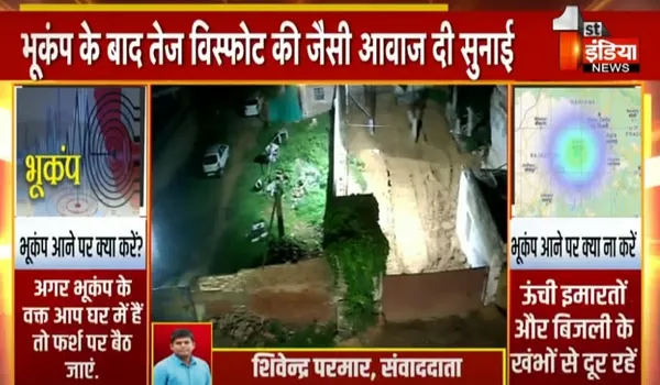 Earthquake: भूकंप के तेज झटकों से हिला जयपुर शहर, घरों से बाहर निकले  सहमे लोग