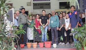 एसबीपी कॉलेज में विरल देसाई ने विद्यार्थियों को पढ़ाए पर्यावरण संरक्षण के पाठ