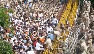 VIDEO: जयपुर में बीजेपी का बड़ा प्रदर्शन, पुलिस के साथ भाजपा कार्यकर्ताओं की झड़प, कई कार्यकर्ता गंभीर रूप से हुए चोटिल