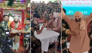 Jaisalmer News: सरहद पर सनी देओल का गदर, तनोट माता मंदिर में की पूजा, BSF जवानों के साथ लड़ाया पंजा, किया डांस