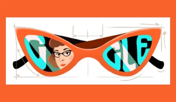 Google Doodle ने कैट-आई फ़्रेम डिज़ाइनर अल्टीना शिनासी का 116वां जन्मदिन मनाया