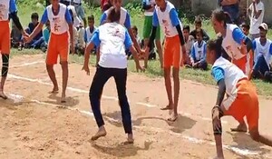 ग्रामीण ओलंपिक खेल में दूसरे दिन कबड्डी प्रतियोगिता का हुआ शुभारंभ,  4 अंको से विजेता रहीं बालिका विद्यालय के छात्रा