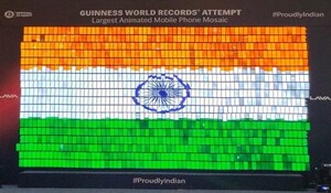 Lava ने स्मार्टफोन से बने भारतीय ध्वज का बनाया वर्ल्ड रिकॉर्ड