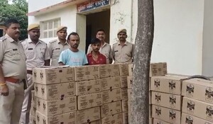 Dungarpur News: 35 लाख के अग्निशमन यंत्रों की आड़ में तस्करी करते पकड़ी 20 लाख की हरियाणा शराब, 2 तस्कर गिरफ्तार