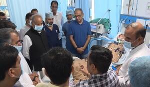 कांग्रेस नेता रामेश्वर डूडी का हेल्थ बुलेटिन जारी, SMS अस्पताल के न्यूरो सर्जरी OT में चल रहा ऑपरेशन
