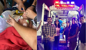फ्लाइट में 2 साल की बच्ची की सांसे अटकी, प्लेन में मौजूद 5 डॉक्टरों ने उपलब्ध संसाधनों से बचाई जान