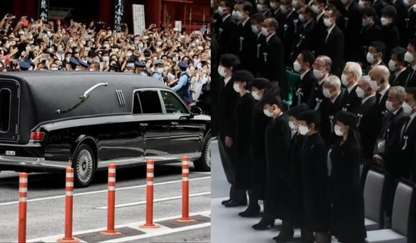 जापान के पूर्व प्रधानमंत्री शिंजो आबे को अंतिम विदाई, कई विश्व नेताओं ने दी  श्रद्धांजलि 