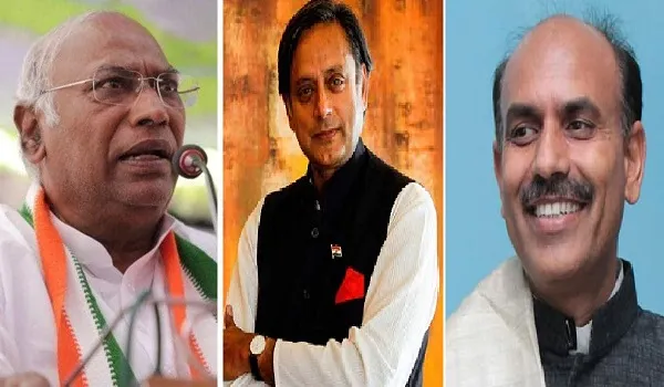 Congress President Election 2022:  मल्लिकार्जुन खड़गे, शशि थरूर और केएन त्रिपाठी मैदान में, तीनों नेताओं ने किए नामांकन पत्र दाखिल