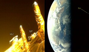 ISRO: भारत के सूर्य मिशन आदित्य-एल1 ने ली 'सेल्फी', पृथ्वी और चंद्रमा की भी खींची तस्वीरें