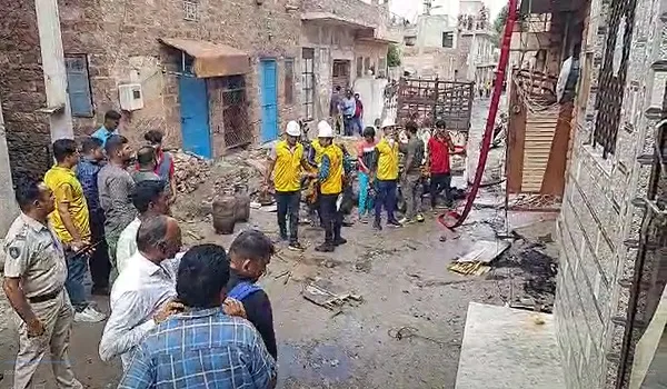 जोधपुर के कीर्ति नगर में गैस सिलेंडर फटे, 4 लोगों की मौत, मुख्यमंत्री गहलोत ने जताया हादसे पर दुख