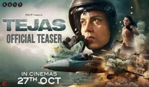 कंगना रनौत अभिनीत 'तेजस' का टीज़र हुआ जारी, अभिनेत्री वायू सेना पायलट के रूप में आई नज़र