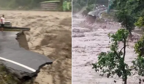 Sikkim Flood: सिक्किम में बादल फटने से अचानक आई बाढ़ में सेना के 23 जवान लापता, 15 से 20 फुट तक बढ़ा तीस्ता नदी का जलस्तर