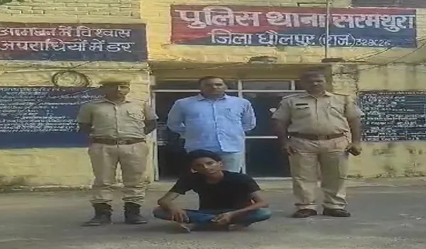 Dholpur News: वारदात की फिराक में घूमते एक को सरमथुरा पुलिस ने किया गिरफ्तार, अवैध देशी कट्टा व जिंदा कारतूस जब्त