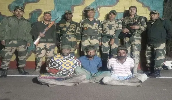 BSF ने गुजरात सीमा के पास से तीन पाकिस्तानी मछुआरों को पकड़ा