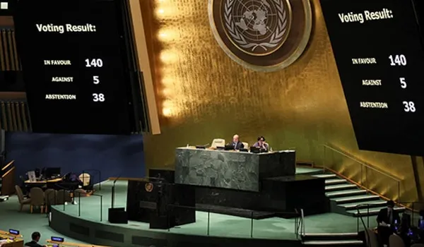UN राष्ट्र में इजराइल से संबंधित प्रस्ताव पर मतदान से दूर रहा भारत