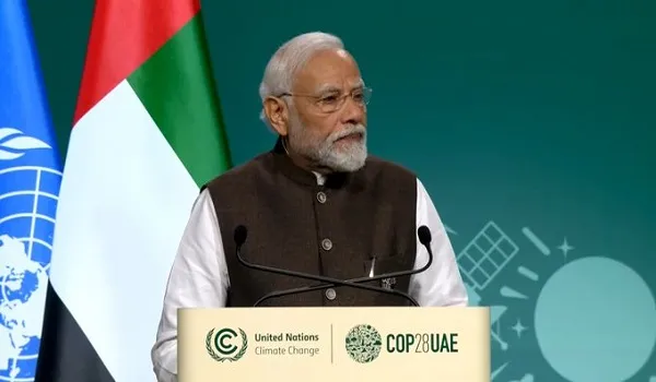 VIDEO: UAE दौरे पर प्रधानमंत्री नरेंद्र मोदी, कहा- जलवायु परिवर्तन एक गंभीर समस्या, स्वार्थ से ऊपर उठकर सभी देशों को एक साथ आना होगा